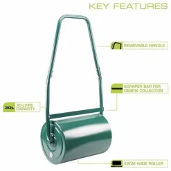Garden Gear Water Filled Lawn Roller -Green Us Garden D396020Lawn20Roller202000x2000