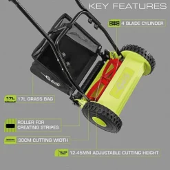 Garden Gear Manual Push Lawn Mower 13 Garden Gear Manual Push Lawn Mower -Green Us Garden D8460 Push Roller Lawn Mower ANN