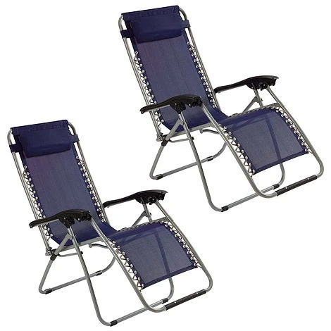 Garden Gear Zero Gravity Chair - Navy 6 Garden Gear Zero Gravity Chair - Navy - Image 6