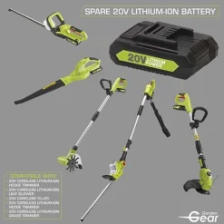 Garden Gear 20V Cordless Lithium-ion Hedge Trimmer 13 Garden Gear 20V Cordless Lithium-ion Hedge Trimmer -Green Us Garden G116820Garden20Gear20Spare20Battery202000x200020220ANN2