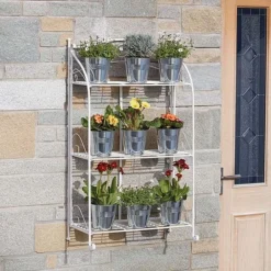 Three-tier Highbury Folding Metal Plant Stand -Green Us Garden G2663 4