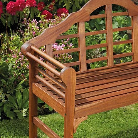Garden Gear Acacia Lutyens Bench 3 Garden Gear Acacia Lutyens Bench - Image 3