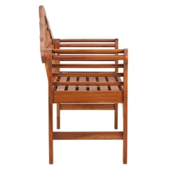 Garden Gear Acacia Lutyens Bench 8 Garden Gear Acacia Lutyens Bench -Green Us Garden G2860 CO3