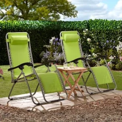 Garden Gear Zero Gravity Chair - Apple Green -Green Us Garden G3728 LS1