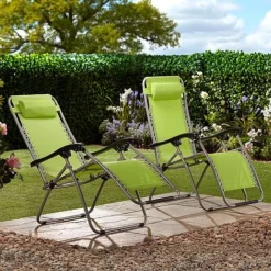 Garden Gear Zero Gravity Chair - Apple Green -Green Us Garden G3728 LS3