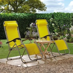 Garden Gear Zero Gravity Chair - Sunburst -Green Us Garden G3729 LS1