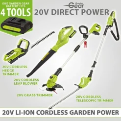Garden Gear 20V Cordless Lithium-ion Leaf Blower -Green Us Garden Garden Gear product group battery diagram2